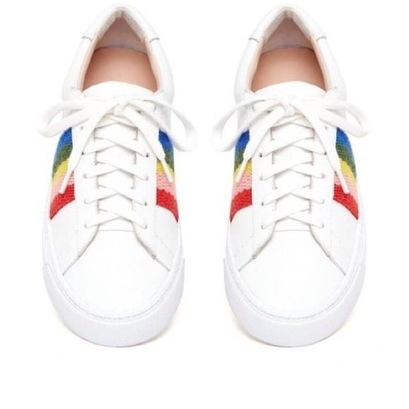 Loeffler Randall Rainbow Logan Sneakers size 6 - Picture 2 of 10
